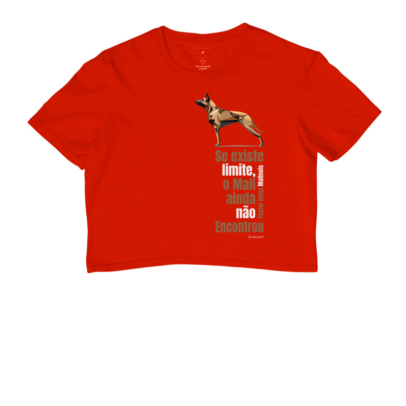 Camiseta Cropped Malinois Limite - Essência