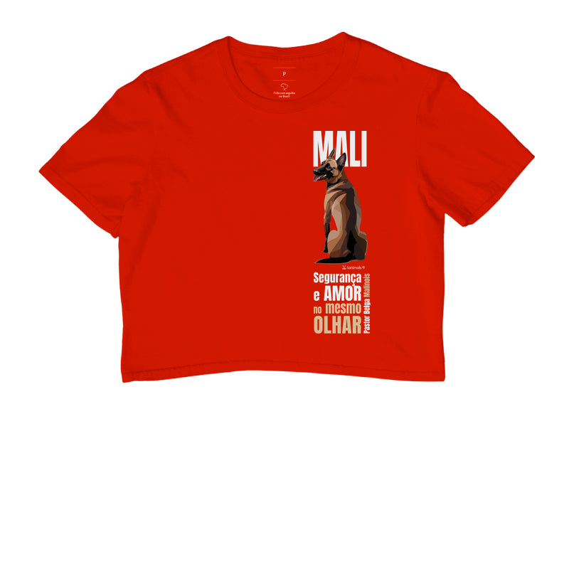 Camiseta Cropped Malinois - Olhar - Essência