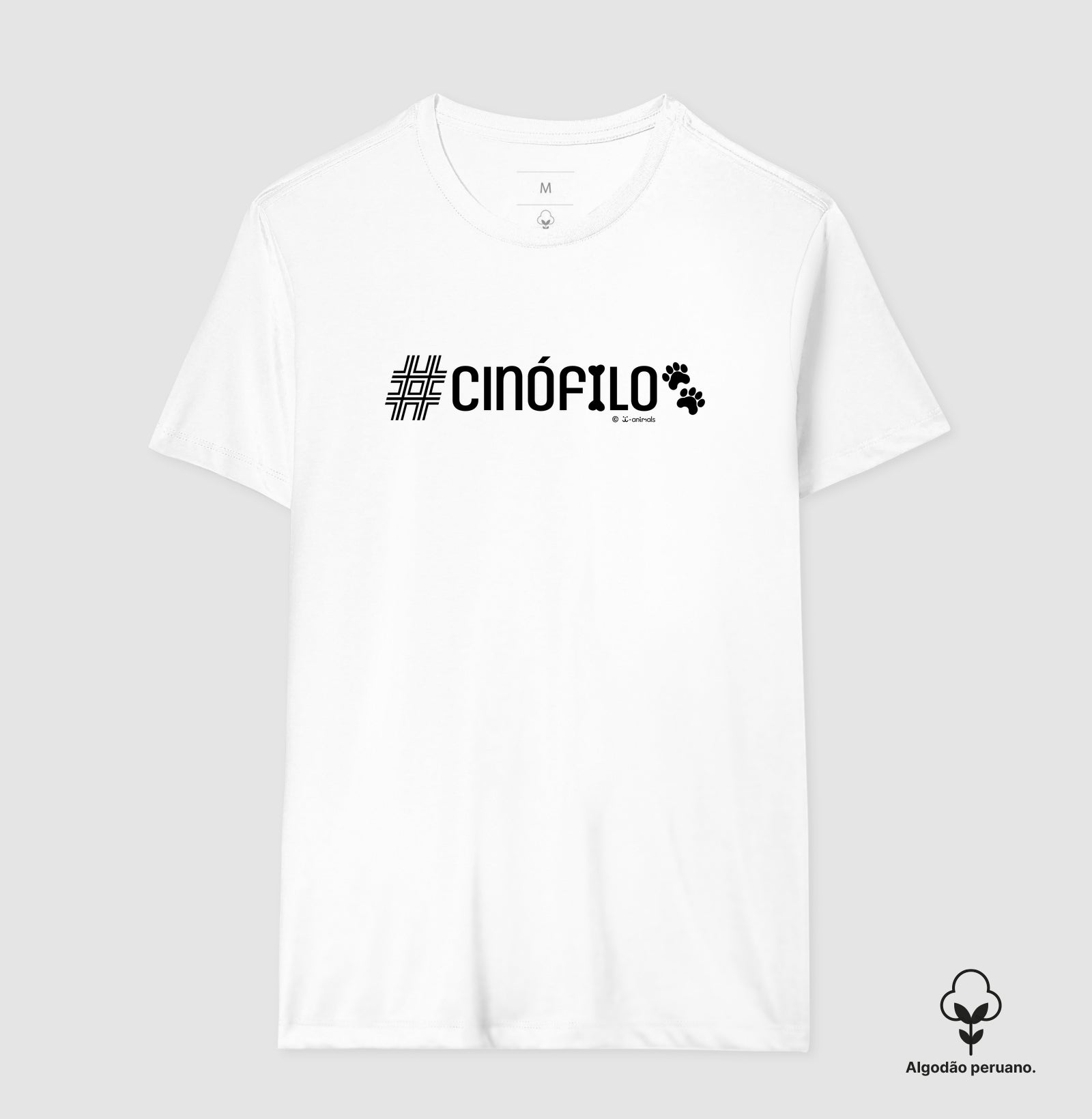 Camiseta “INCA SOFT” #Cinófilo - Coleção AFETO
