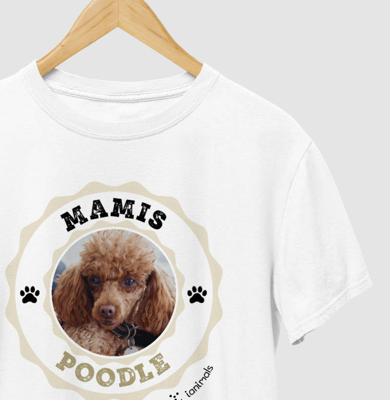 Camiseta Carimbo e Foto Pets - Personalizada | iAnimals