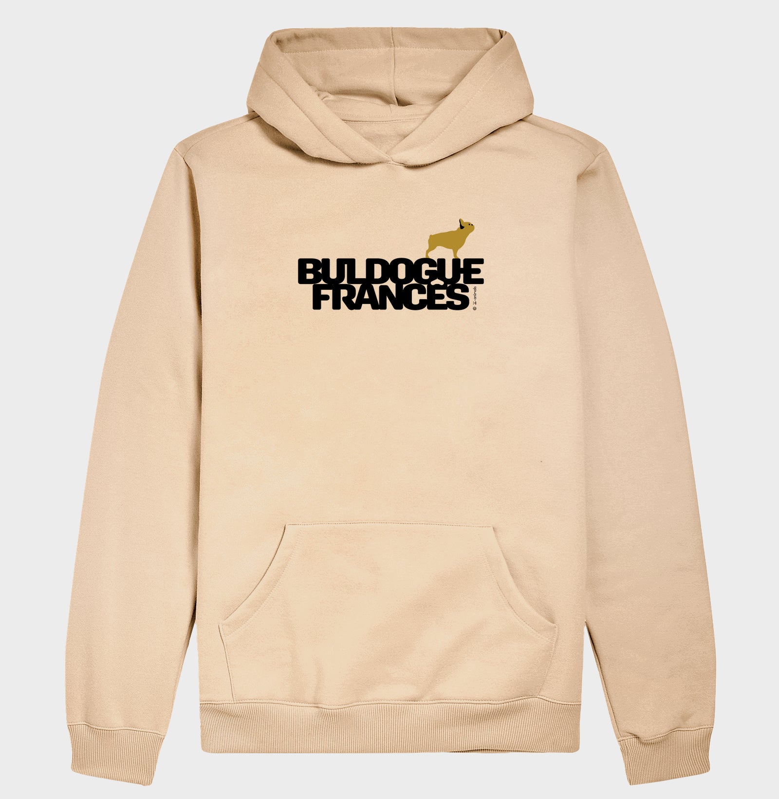 Moletom com Capuz Buldogue Francês - Identidade (sem cadarço)