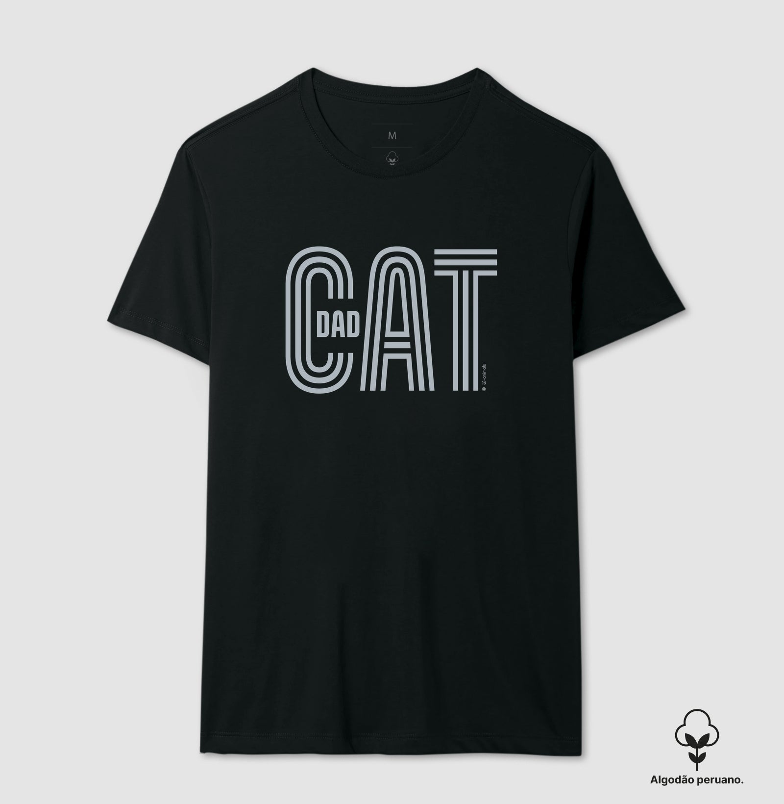 Camiseta INCA SOFT Cat Dad - Coleção AFETO