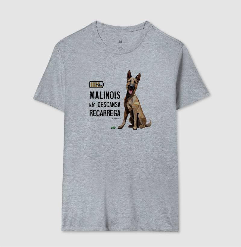 Camiseta Malinois Não Descansa - Essência