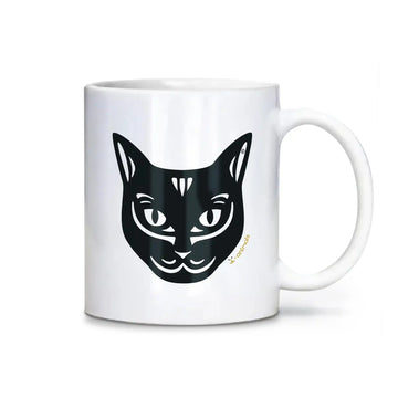 Caneca Gato Preto - Tribal