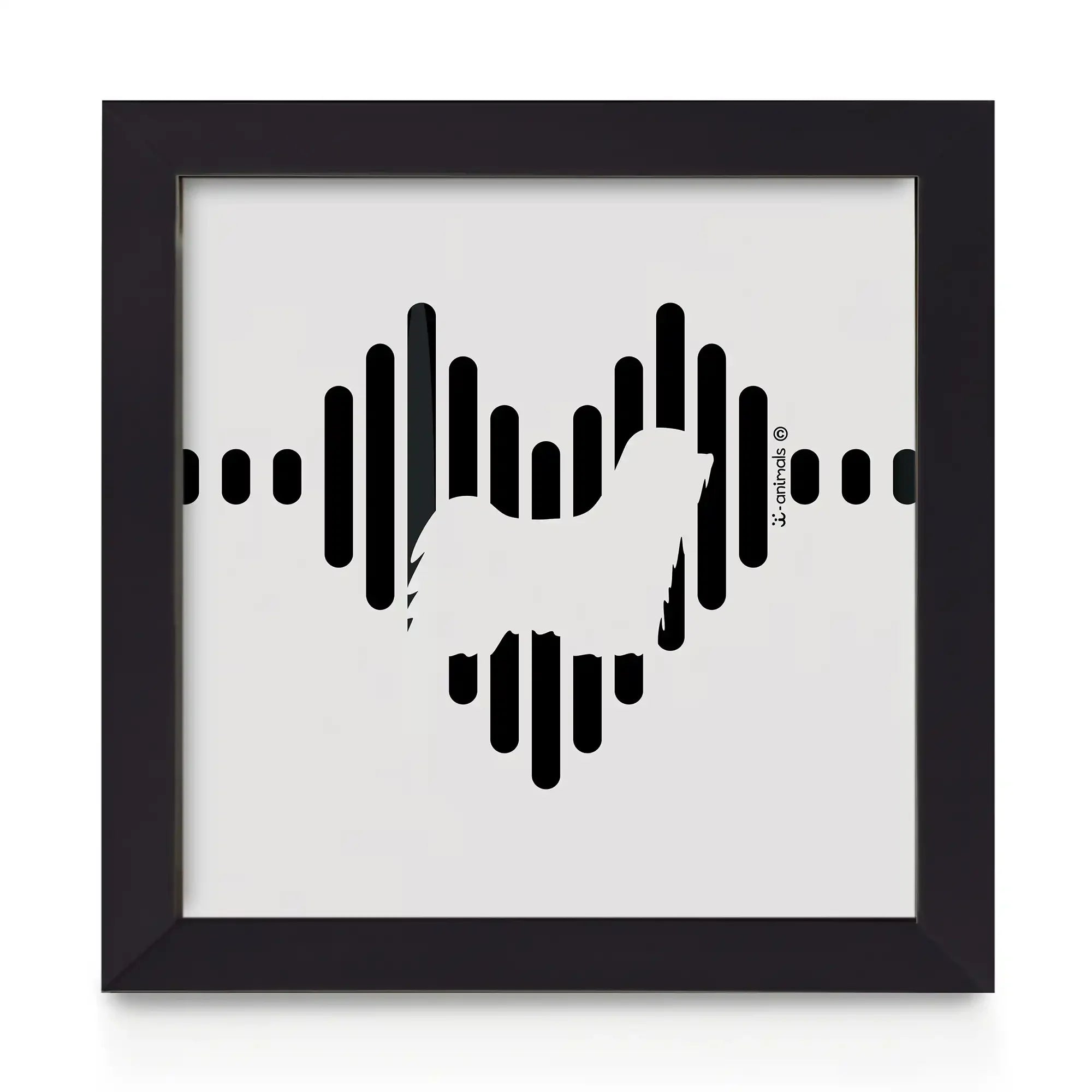 Quadro decorativo Lhasa - Coração