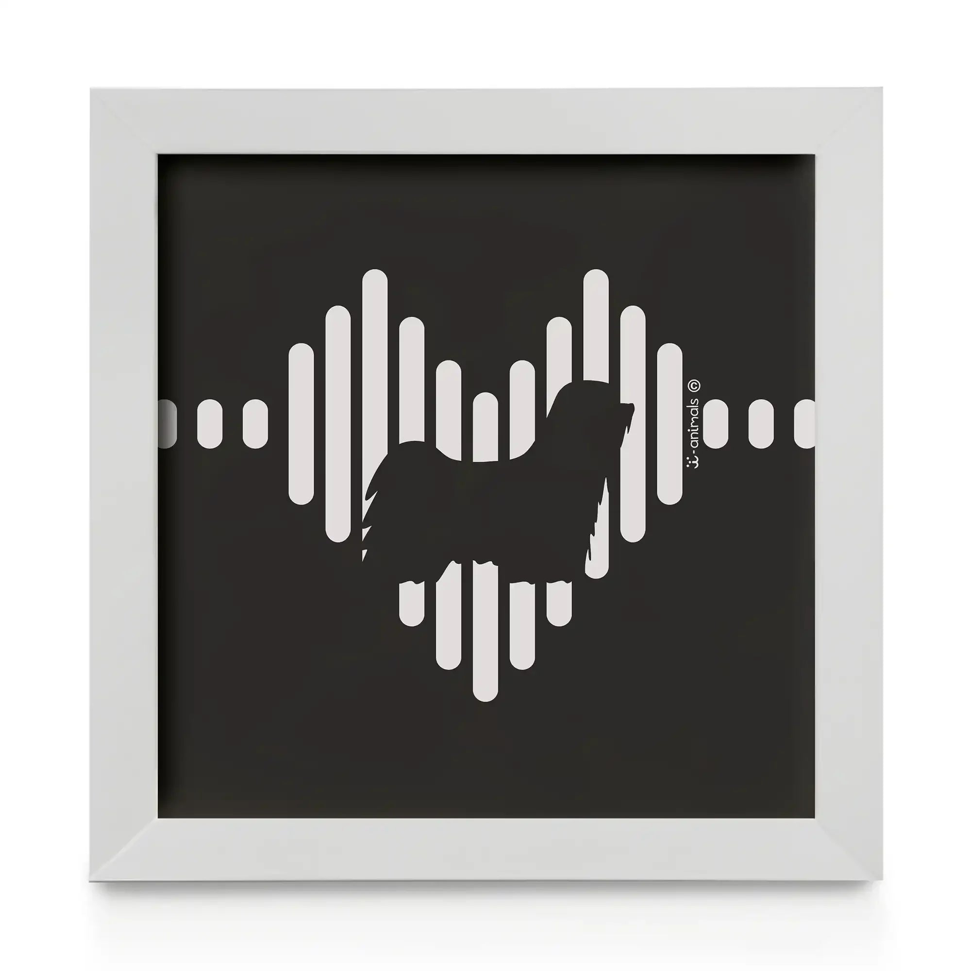 Quadro decorativo Lhasa - Coração