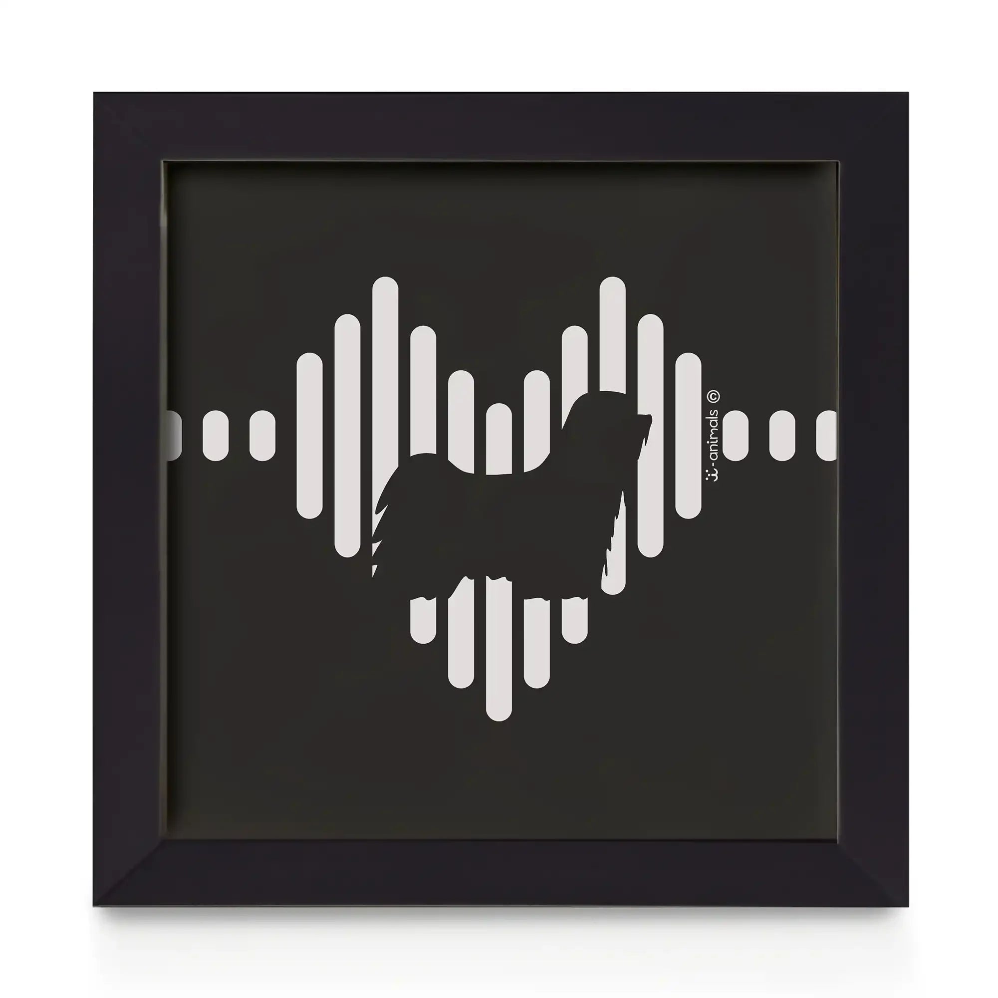 Quadro decorativo Lhasa - Coração