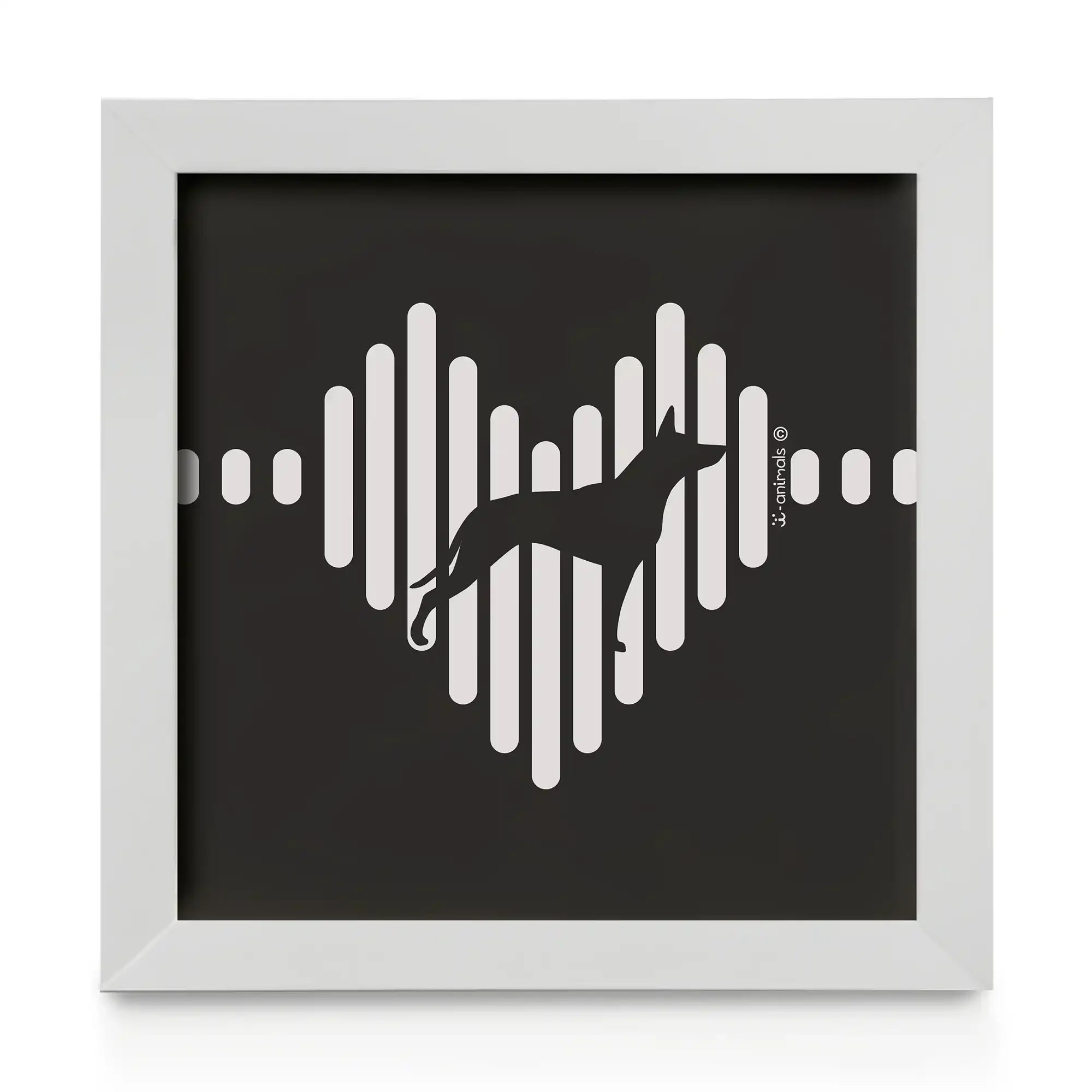 Quadro decorativo Malinois - Coração