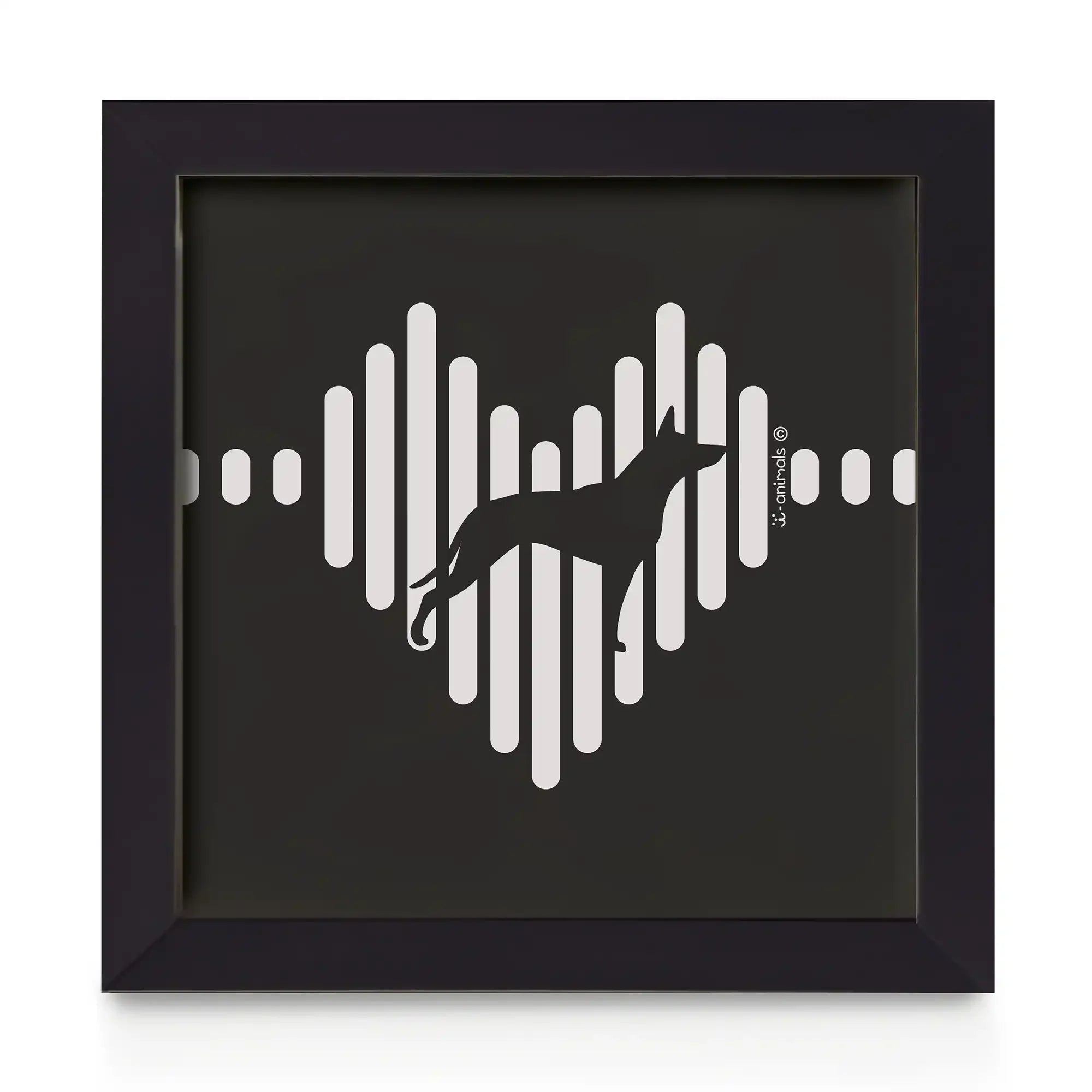 Quadro decorativo Malinois - Coração