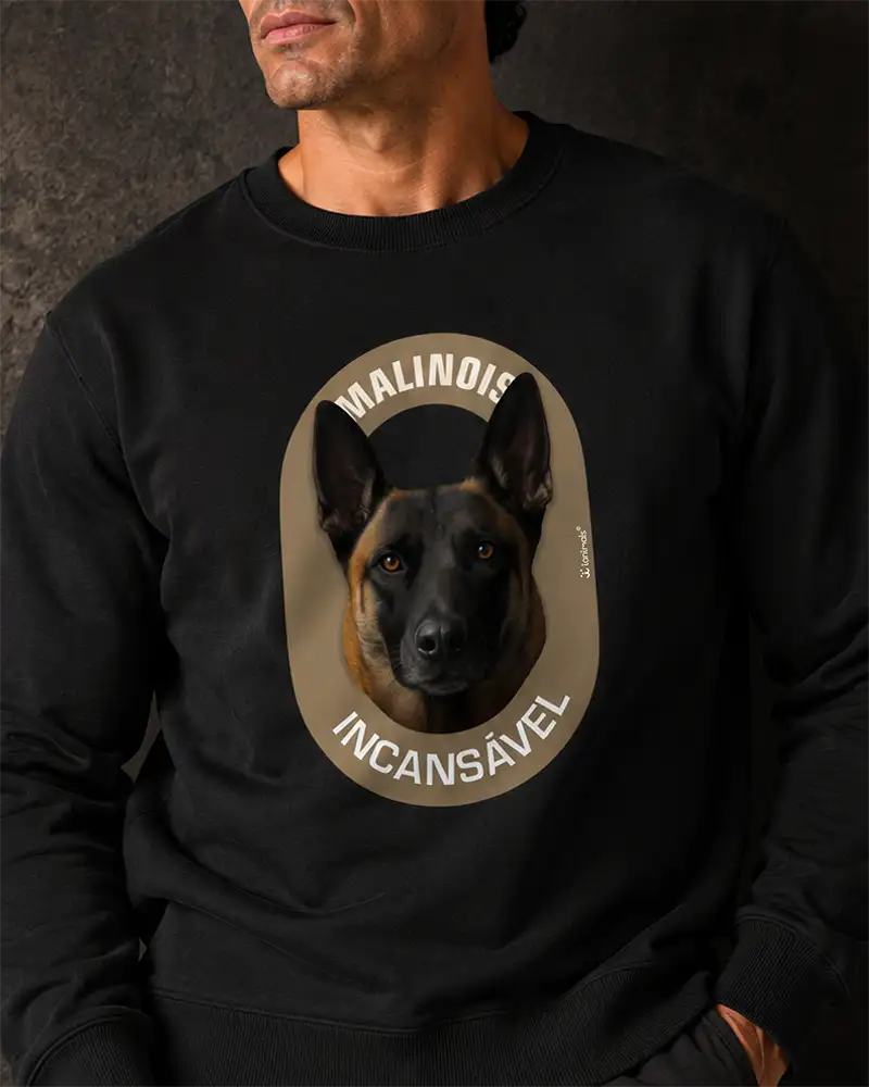 Moletom Suéter Malinois Incansável - Essência
