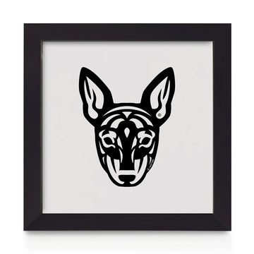 Quadro decorativo Pinscher - Tribal