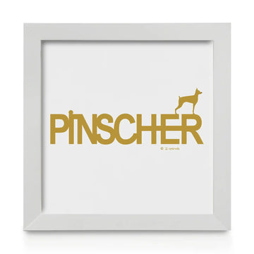 Quadro decorativo Pinscher - Identidade