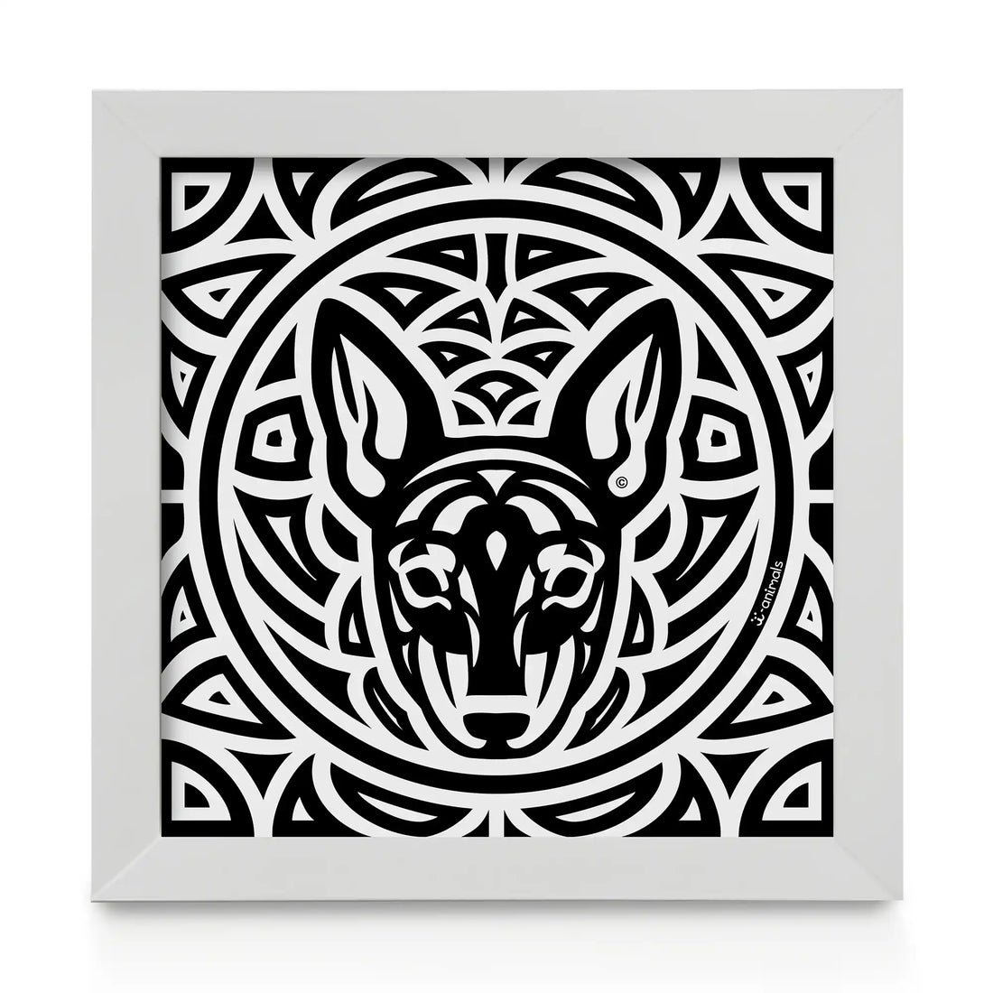 Quadro decorativo Pinscher - Total - Tribal