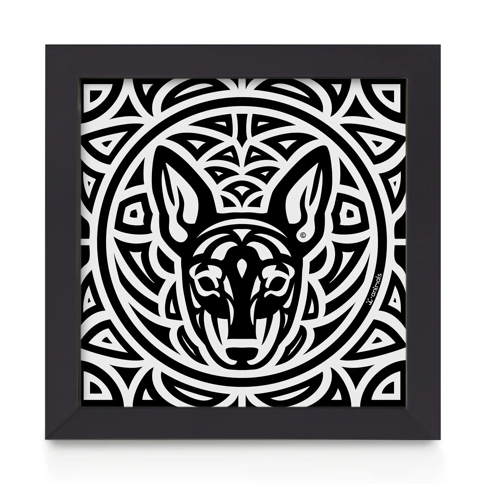 Quadro decorativo Pinscher - Total - Tribal