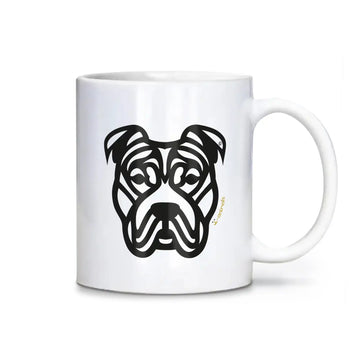 Caneca Pit bull - Tribal i-animals