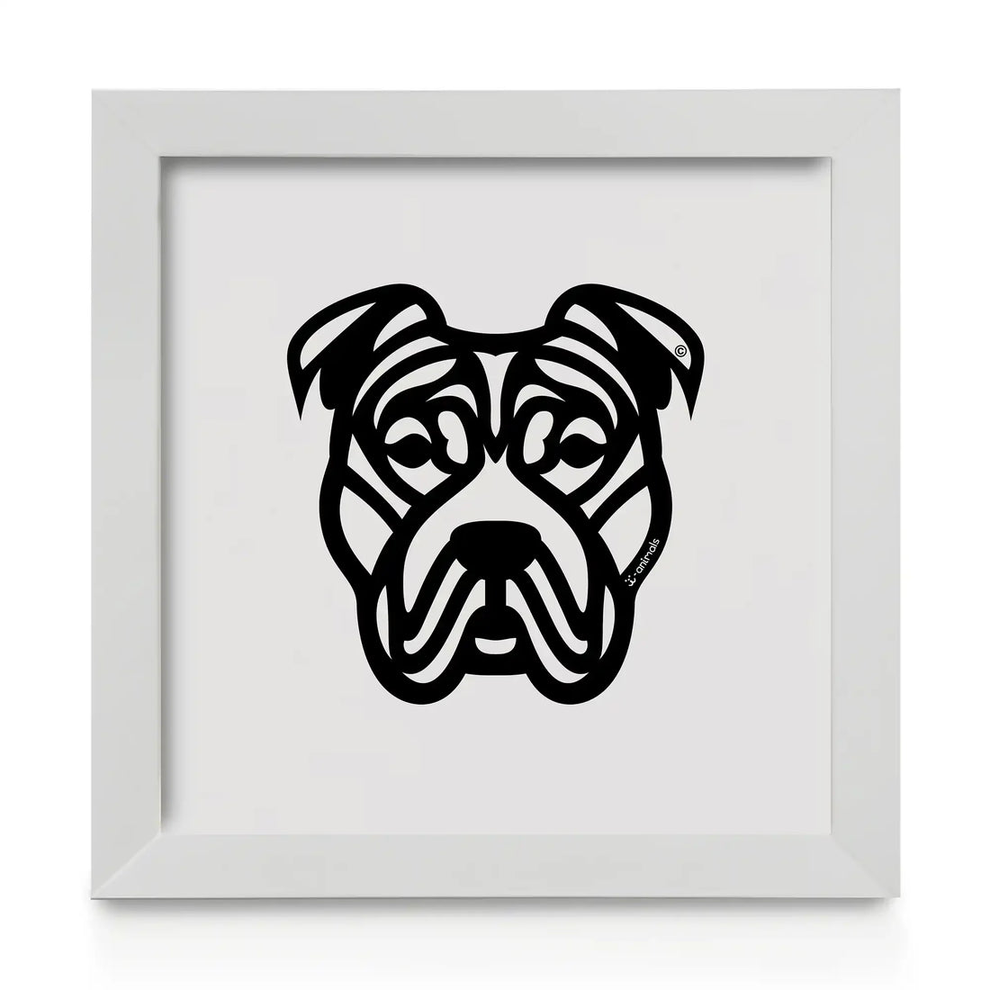 Quadro decorativo Pit Bull - Tribal