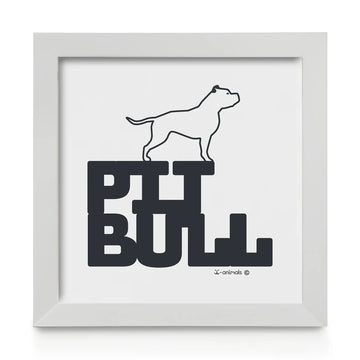 Quadro decorativo Pit Bull - Identidade
