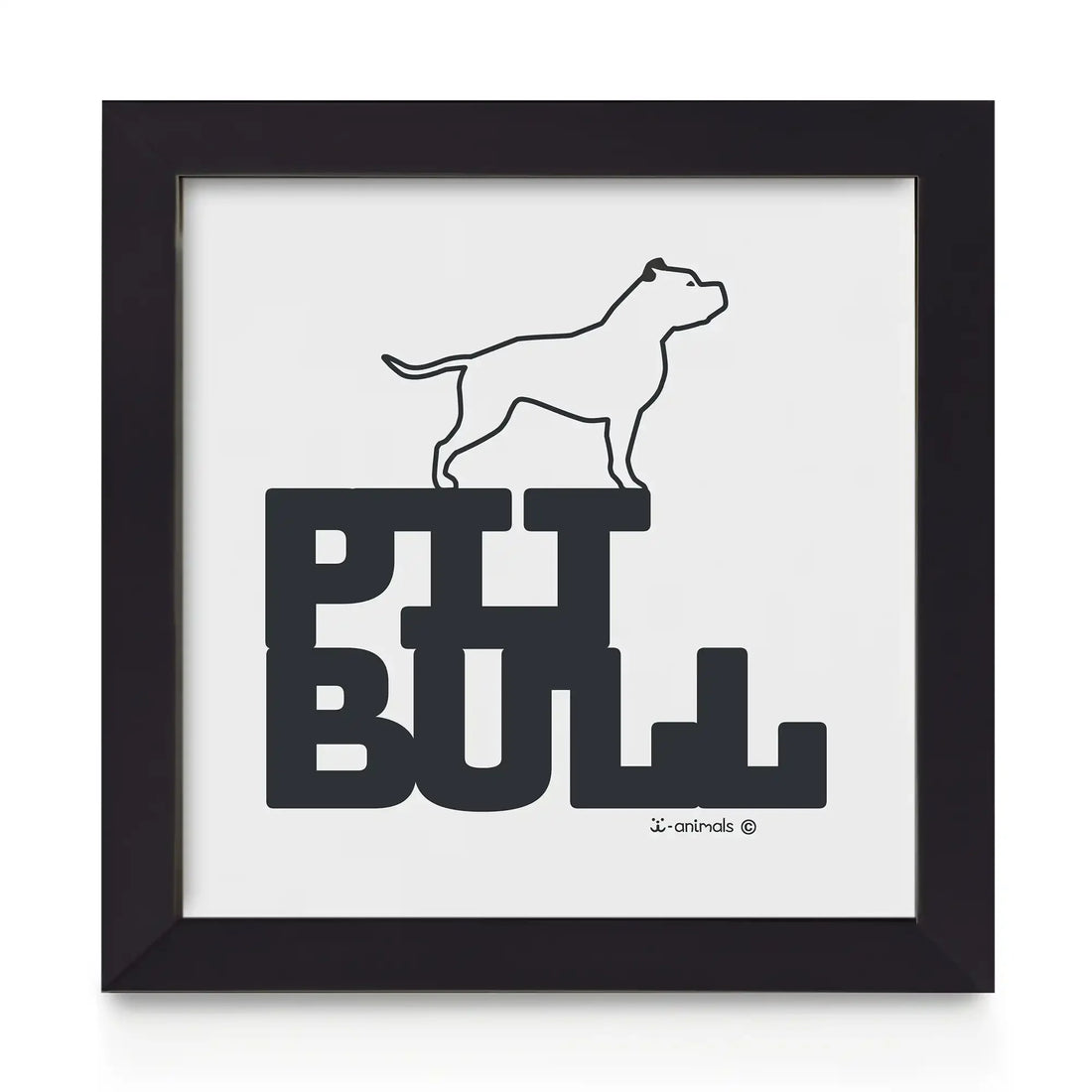 Quadro decorativo Pit Bull - Identidade