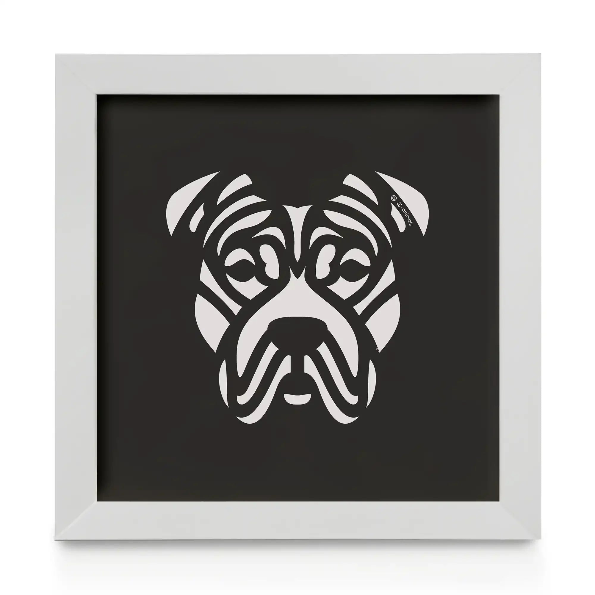 Quadro decorativo Pit Bull - Tribal