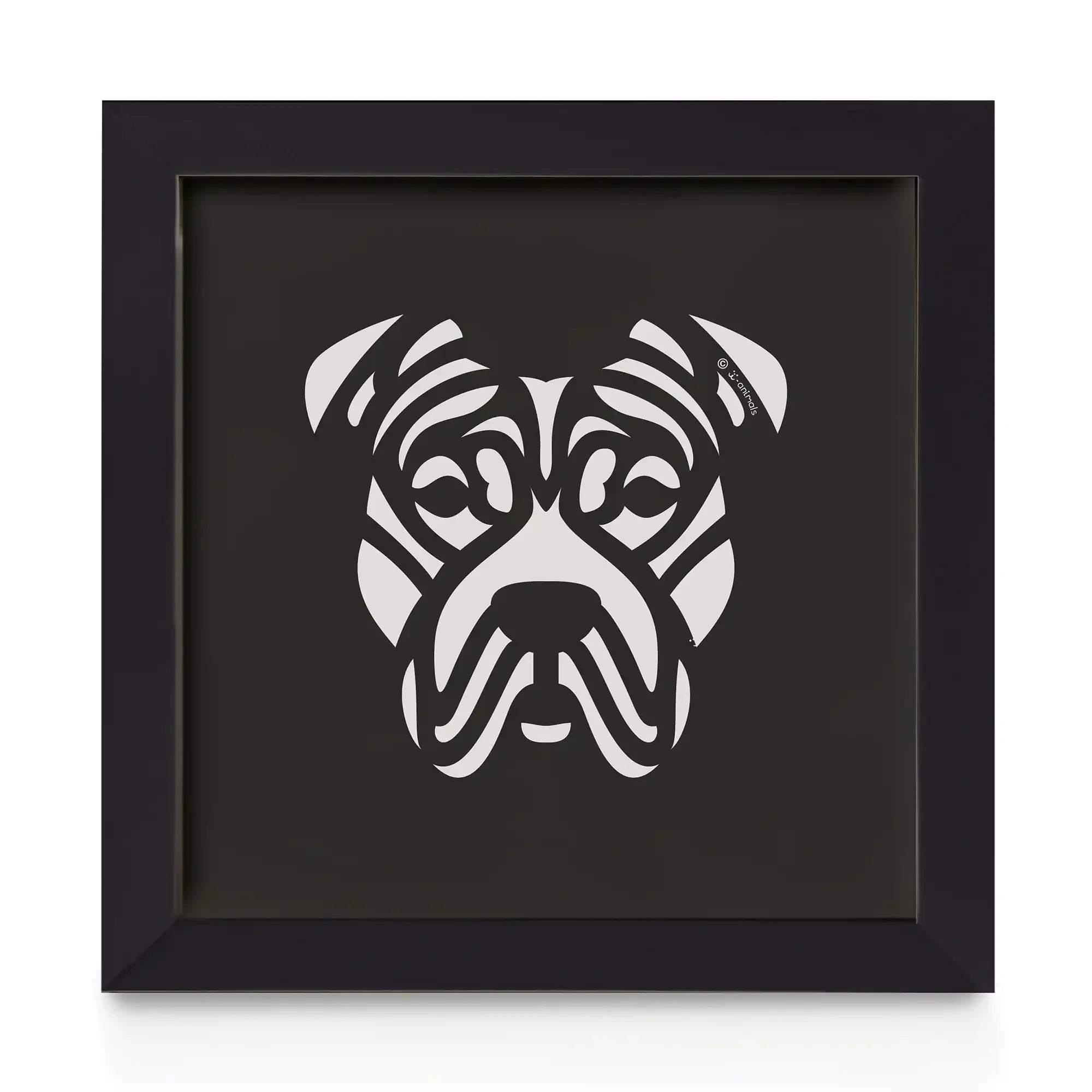 Quadro decorativo Pit Bull - Tribal
