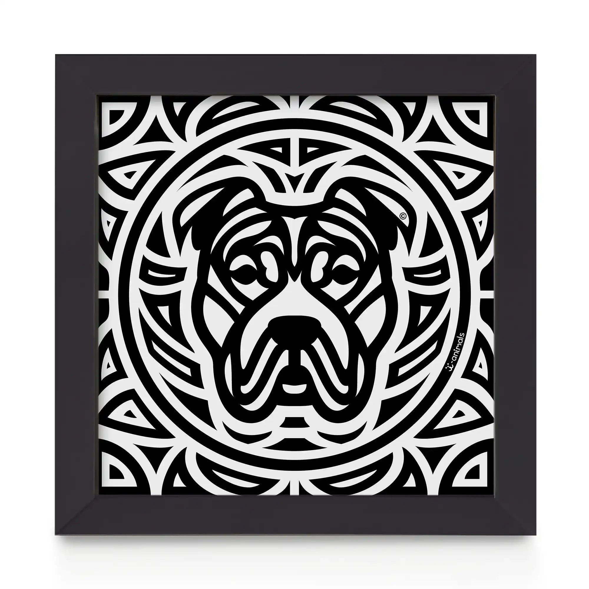 Quadro decorativo Pit - Total - Tribal