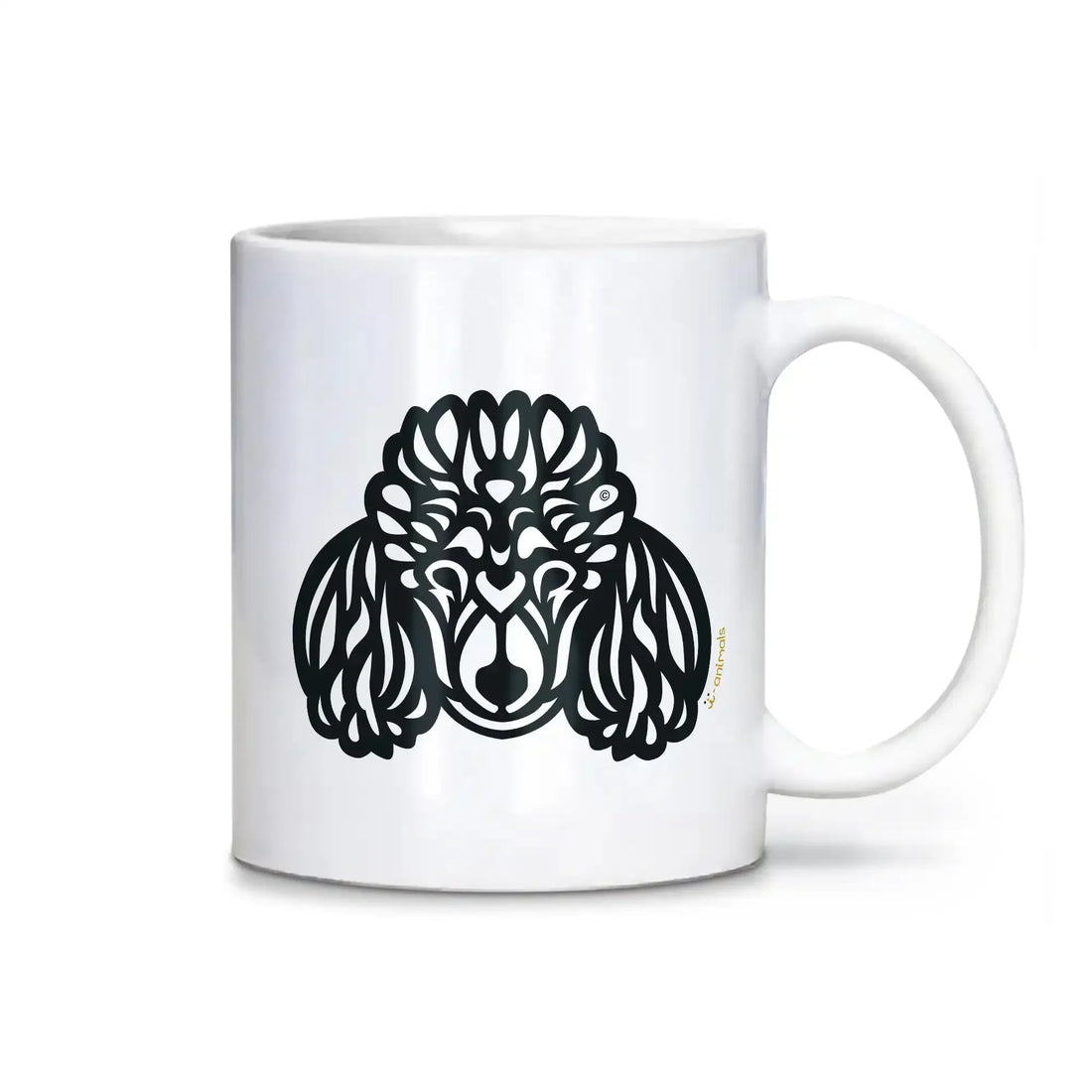 Caneca Poodle - Tribal i-animals