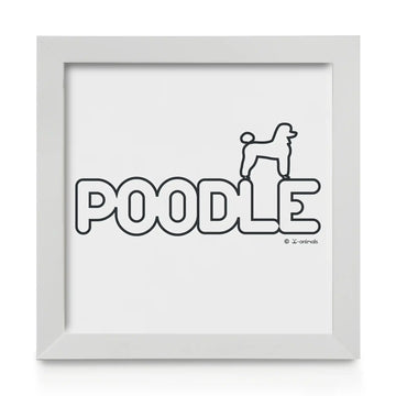 Quadro decorativo Poodle - Identidade