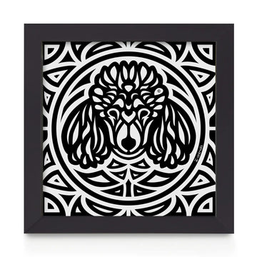 Quadro decorativo Poodle - Total - Tribal
