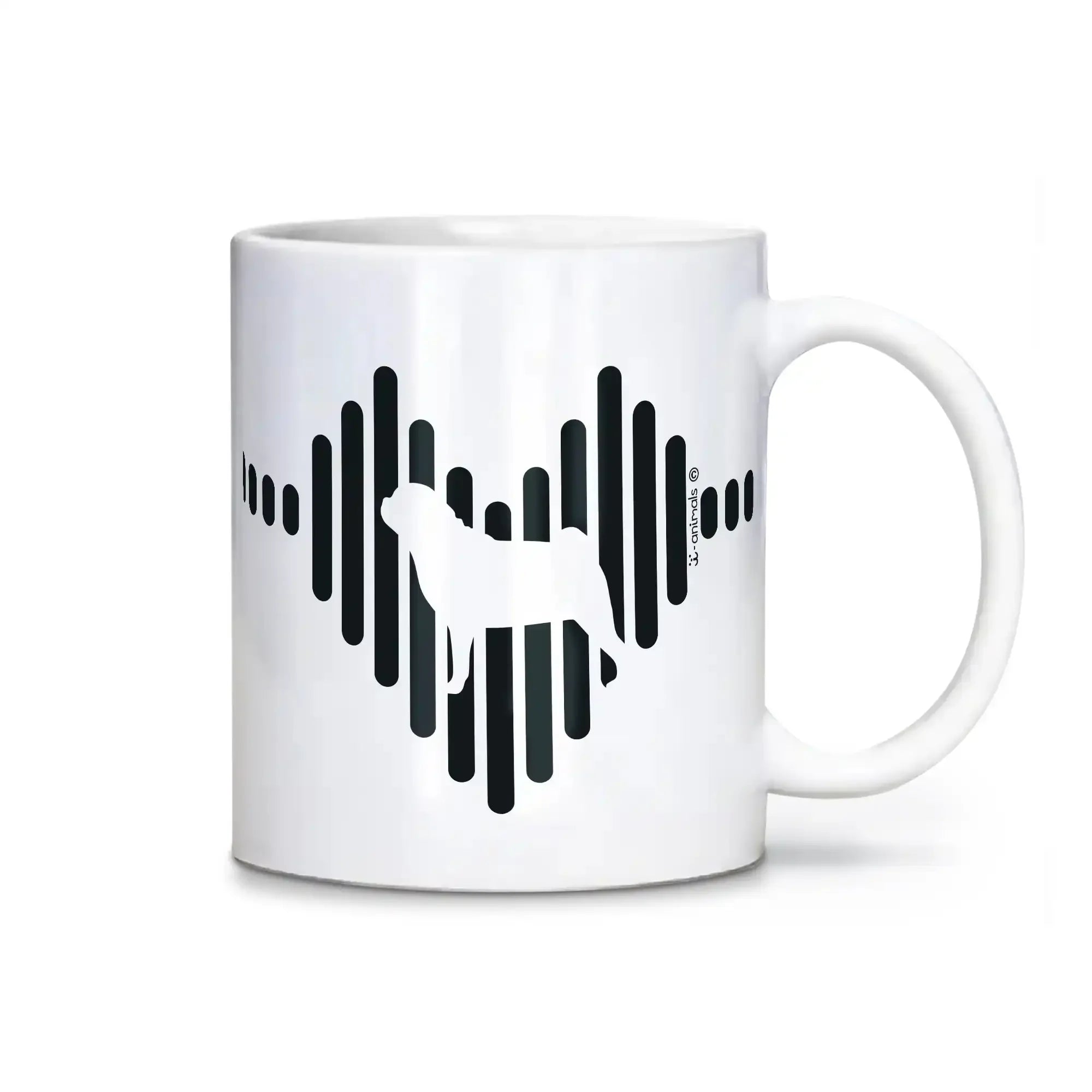 Caneca Pug - Coração i-animals