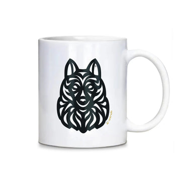 Caneca Schipperke - Tribal i-animals