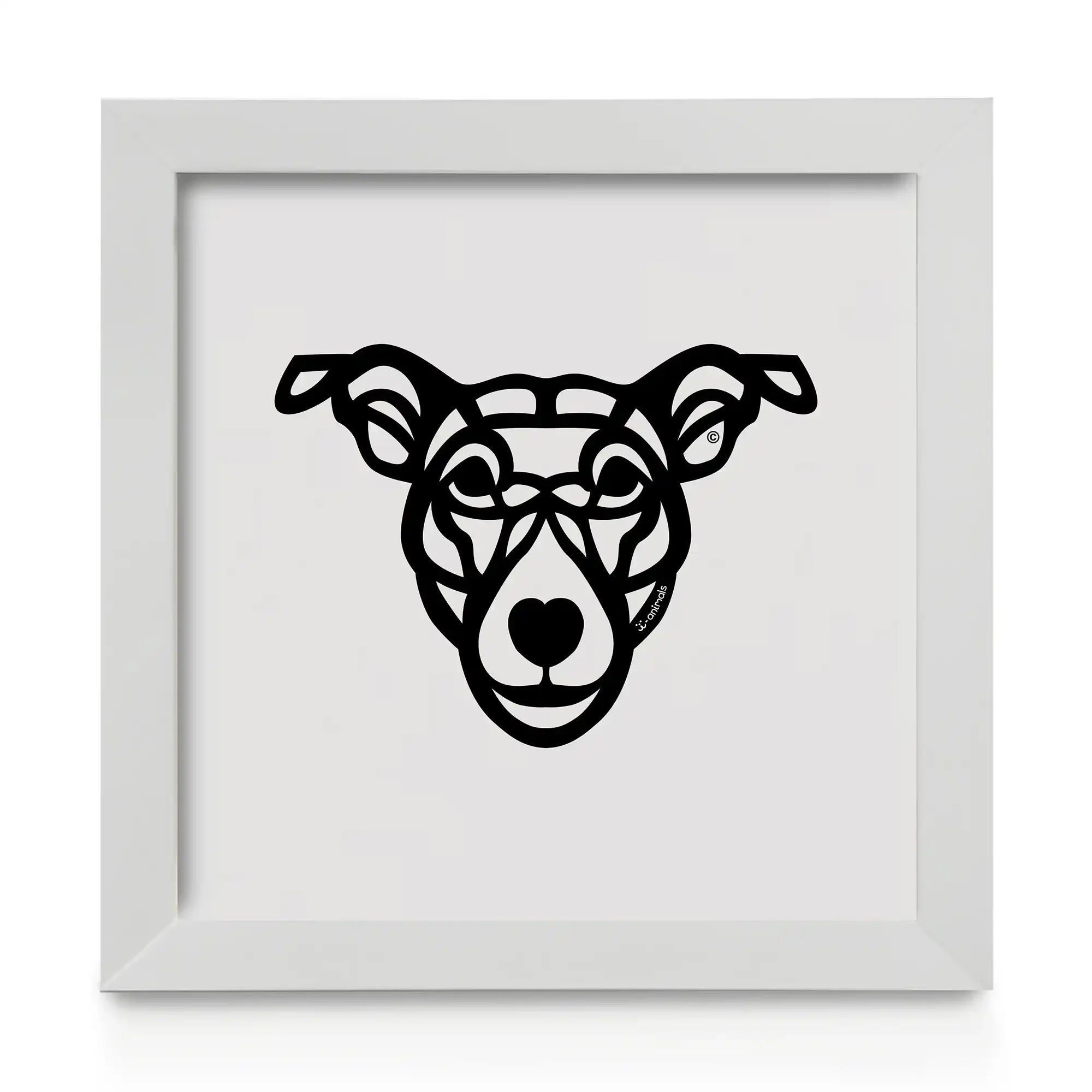 Quadro decorativo Vira-lata - Tribal