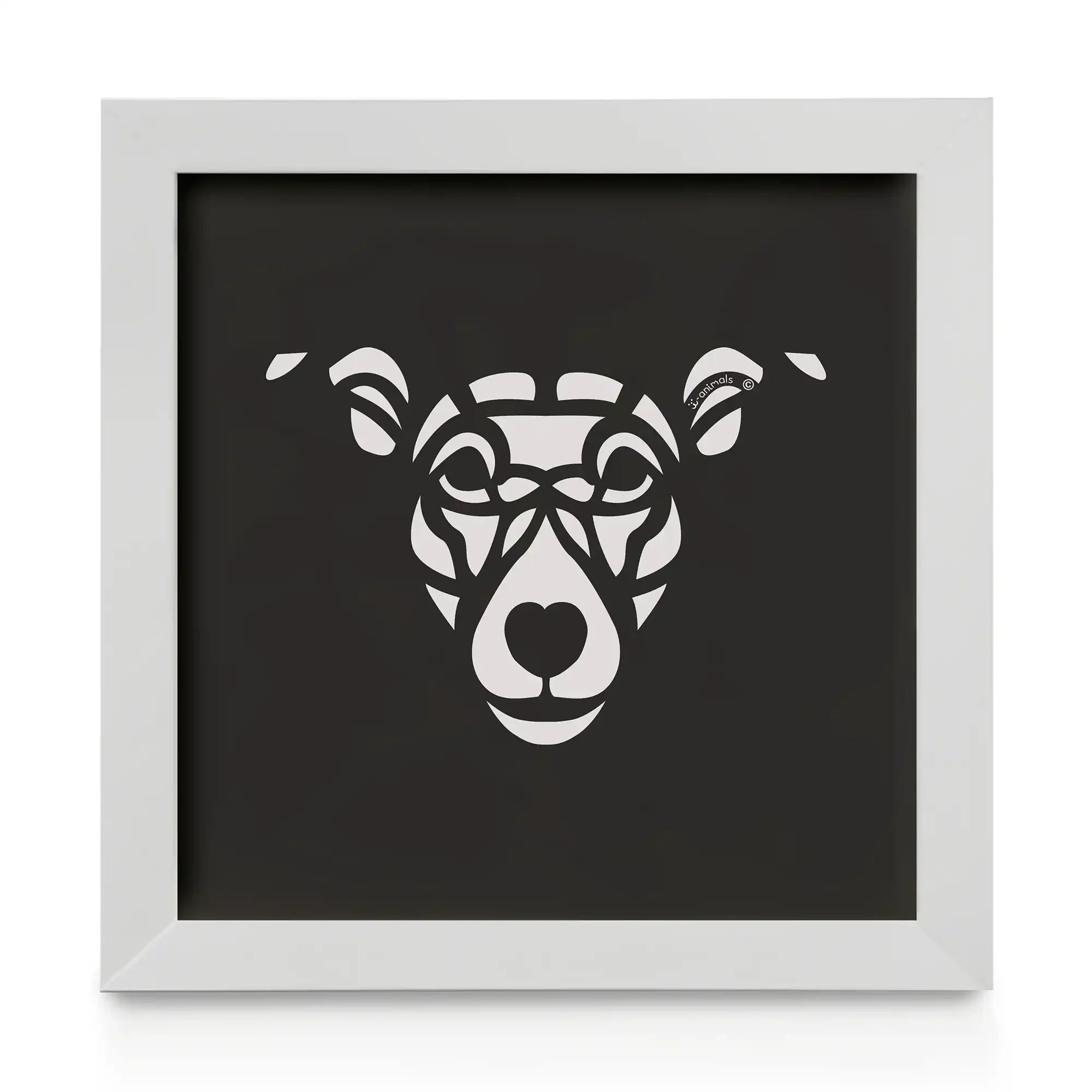 Quadro decorativo Vira-lata - Tribal